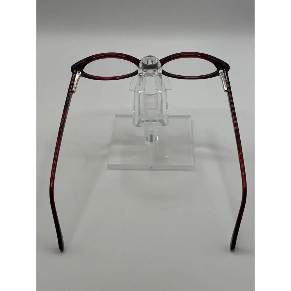 Corinne McCormack 26032 Burgundy Oval Eyeglasses Frames 47-17-145